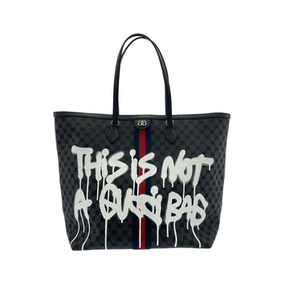 バレンシアガ HACKER GRAFFITI LARGE TOTE BAG 680127 2104T バッグ