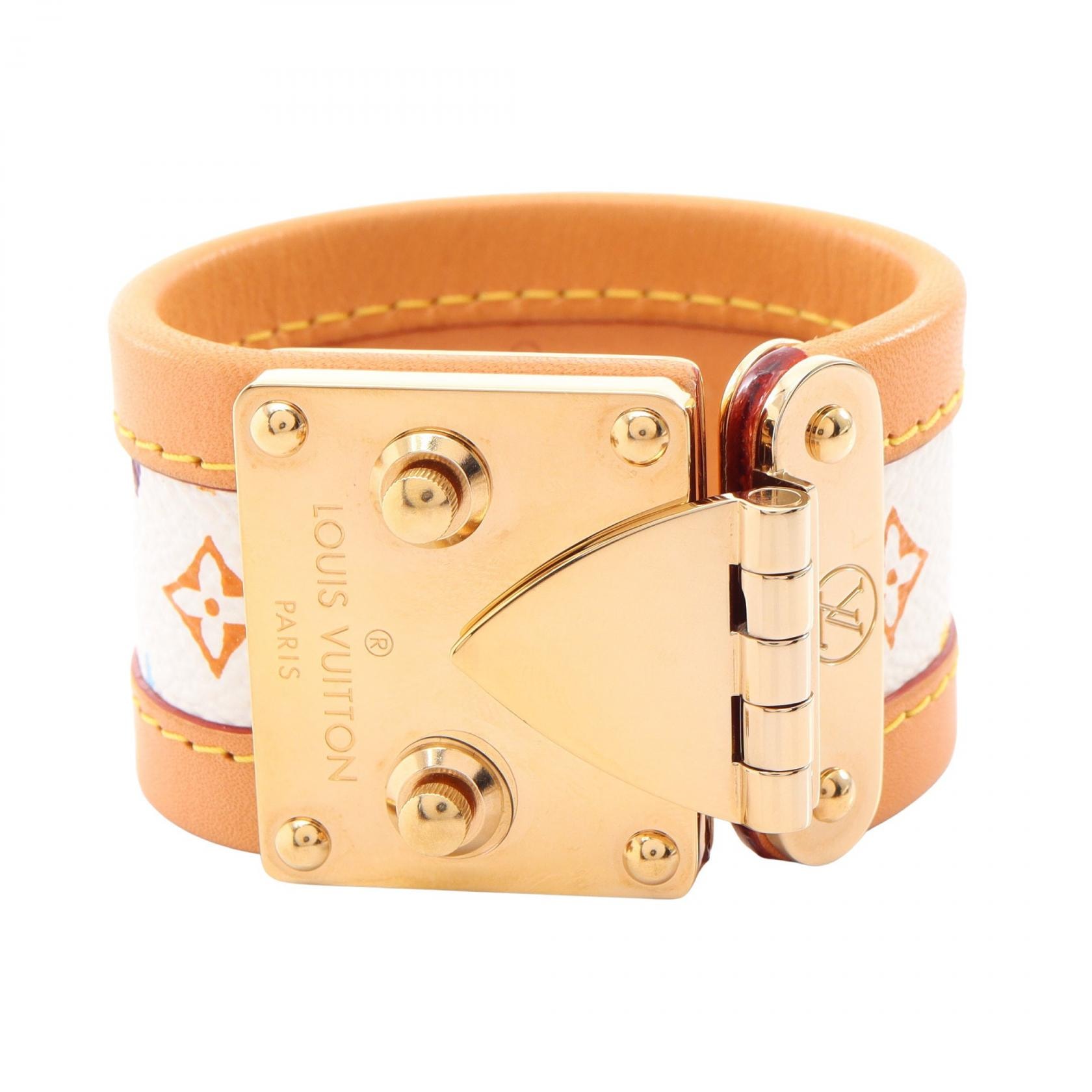 ルイ・ヴィトン LOUIS VUITTON ブラスレ セリュール モノグラムマルチカラー ブロン ブレスレット アクセサリー レザー PVC ベージュ レディース ベージュ系 / ホワイト系 / マルチカラー 【中古】