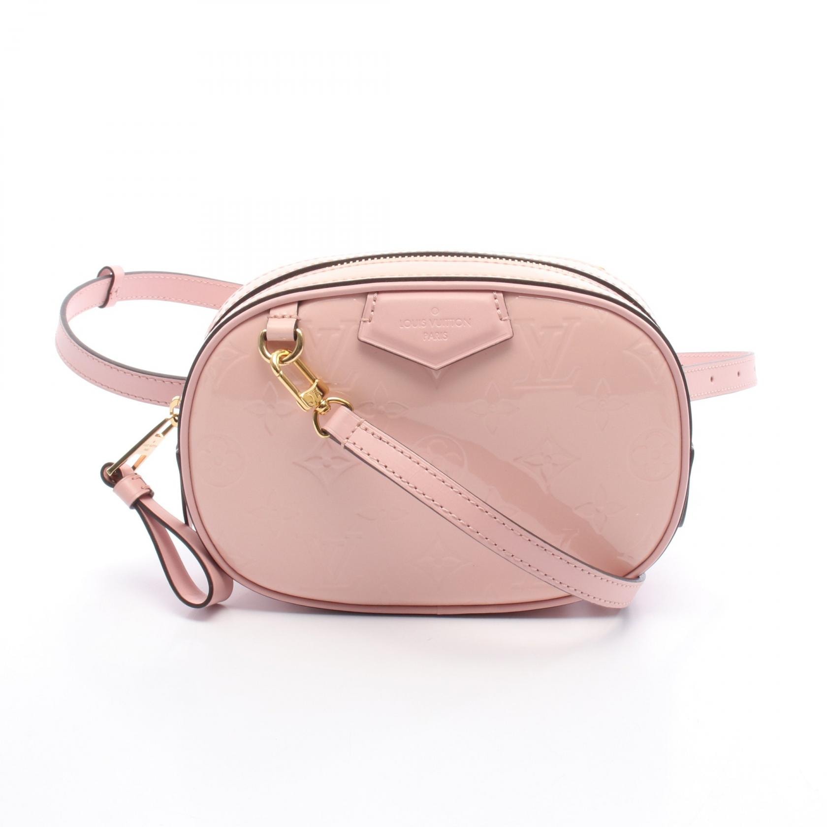 ルイ・ヴィトン LOUIS VUITTON ベルトバッグ ウエストバッグ ボディバッグ バッグ レザー ヴェルニ ローズバレリーヌ レディース ピンク系 M90531 【中古】