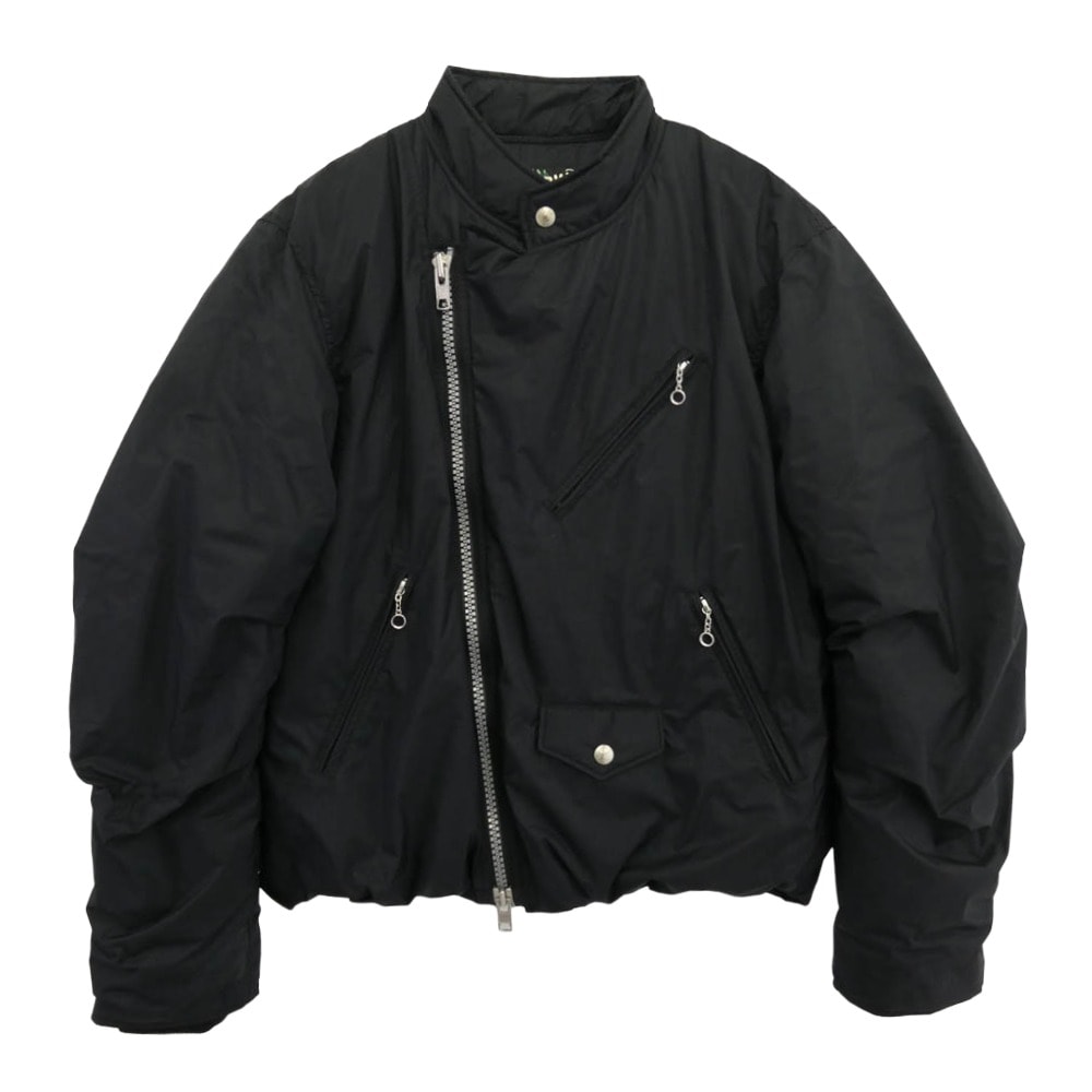 schott ショット ダウンジャケット 782-4253004 AURORA STAND RIDERS DOWN JACKET オーロラスタンド ライダース ダウン ジャケット ブラック系 L【中古】