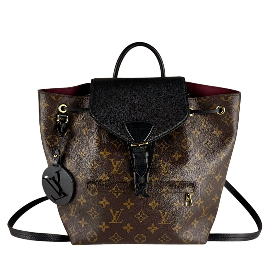 ルイ ヴィトン LOUIS VUITTON リュック モノグラム モンスリNM PM モノグラムキャンバス ノワール レディース M45515【中古】 z10632