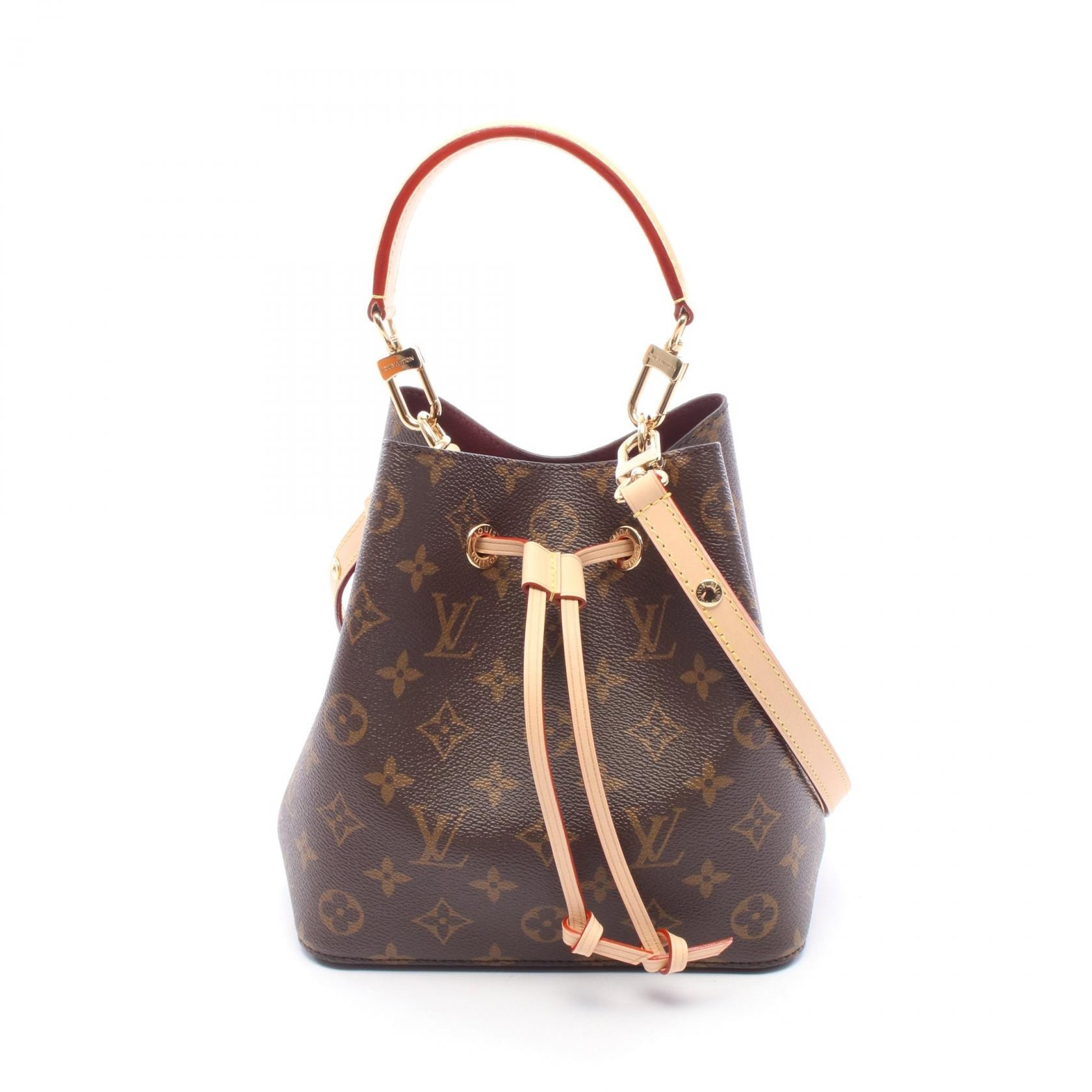 ルイ・ヴィトン LOUIS VUITTON ネオノエBB 2WAY ハンドバッグ バッグ PVCコーティングキャンバス レザー モノグラム レディース ブラウン系 M46581 【中古】