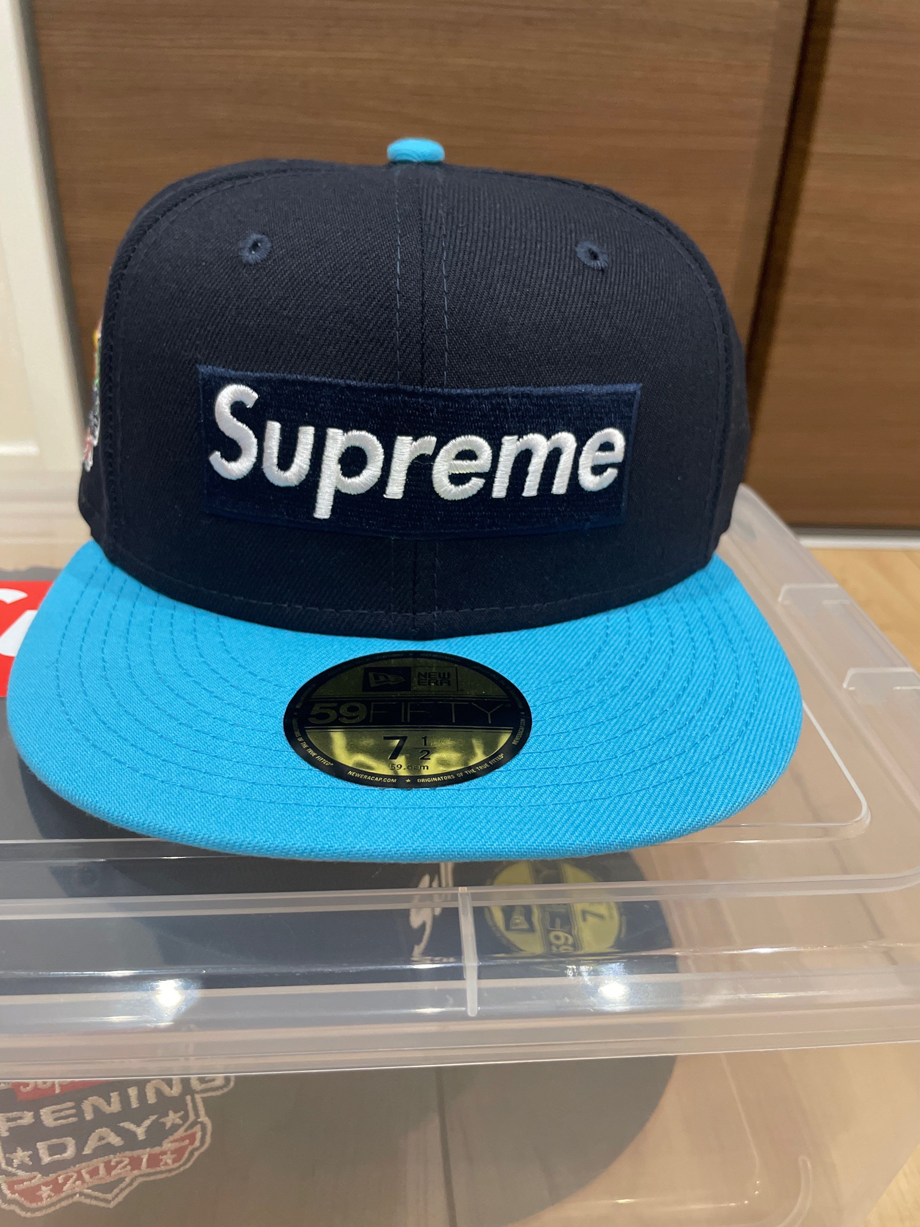 Supreme 2-Tone Box Logo New Era "Blue"