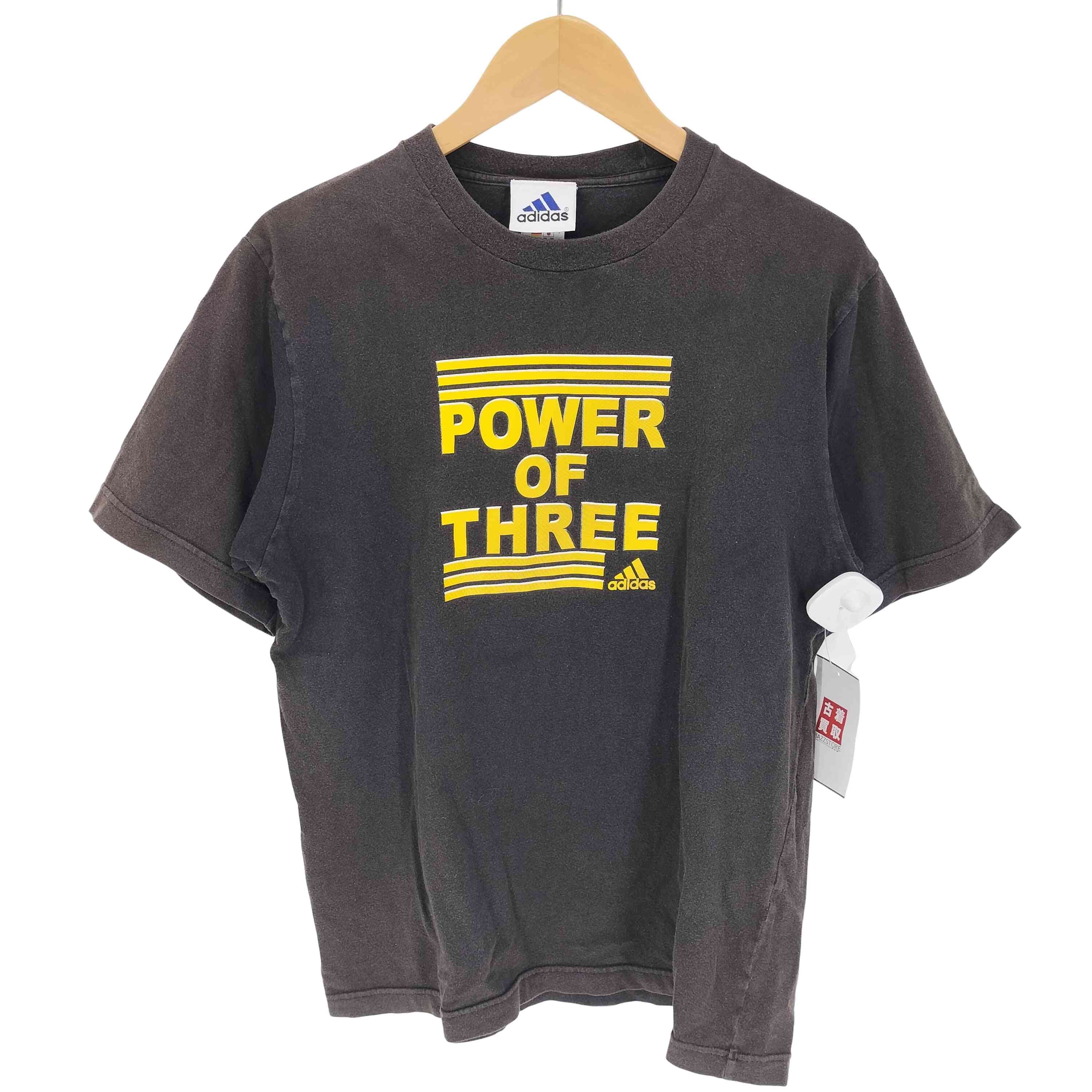 POWER OF THREE パフォーマンス ロゴ プリント Tシャツ【1136383232604】