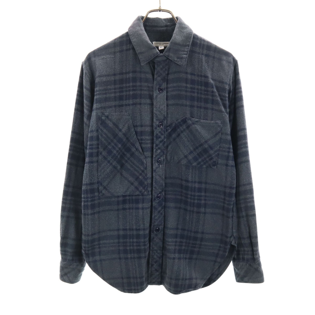 ENGINEERED GARMENTS エンジニアドガーメンツ チェック柄 長袖 シャツ XS グレー系