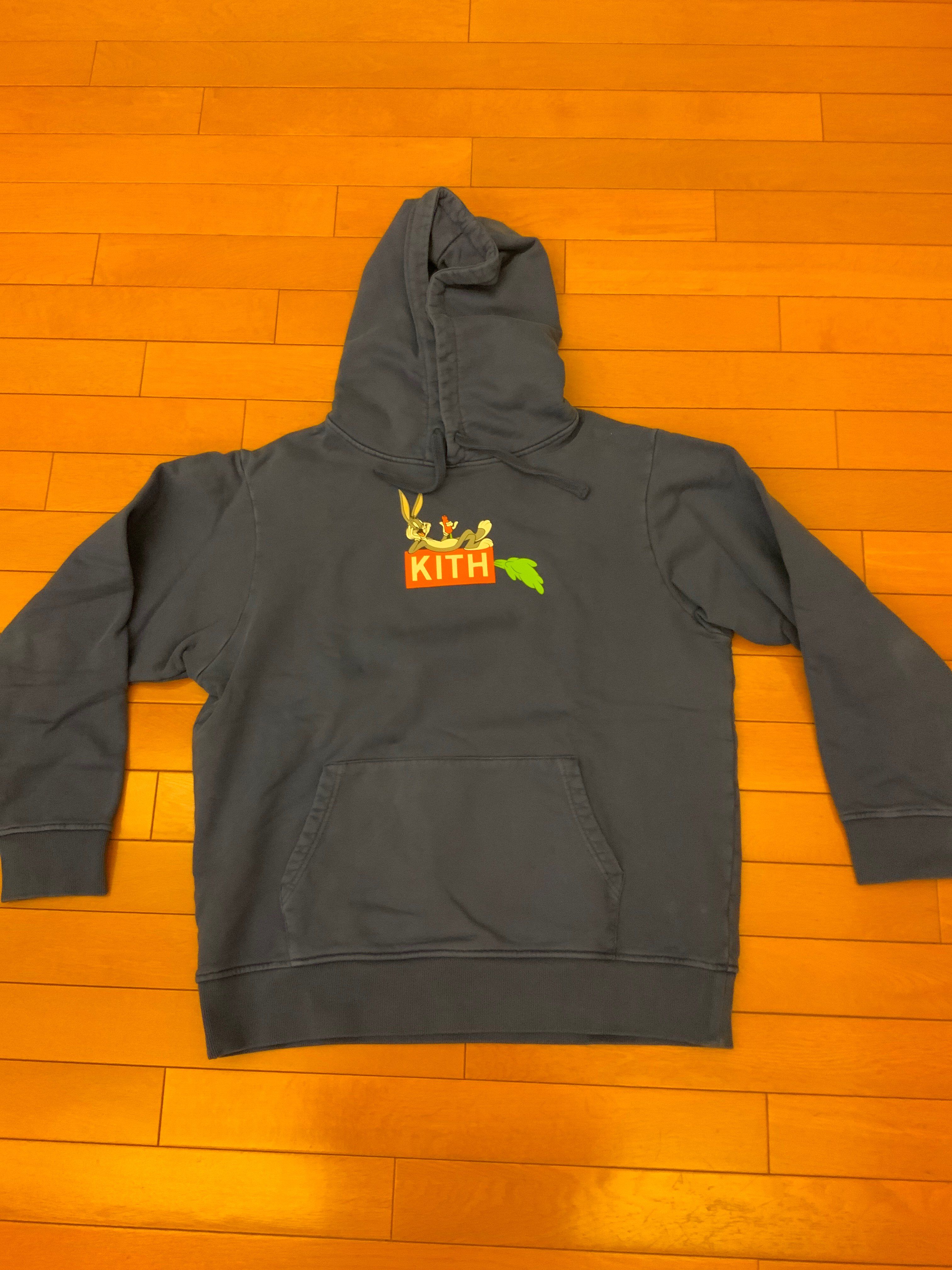 KITH Looney Tunes Carrot Hoodie "Blue"