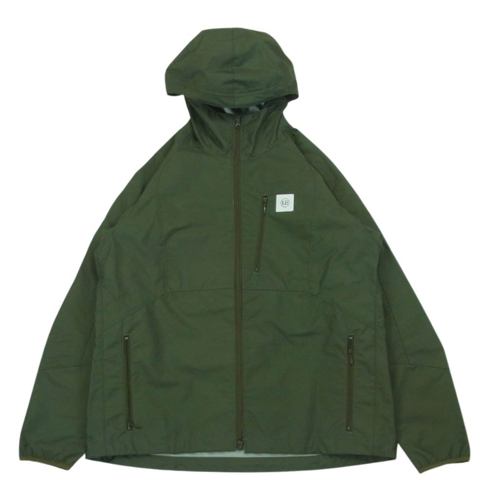 uniform experiment ユニフォームエクスペリメント 21SS UE-210034 3LAYER HOODED BLOUSON 3レイヤー フーデッド ブルゾン グリーン系 2【美品】【中古】