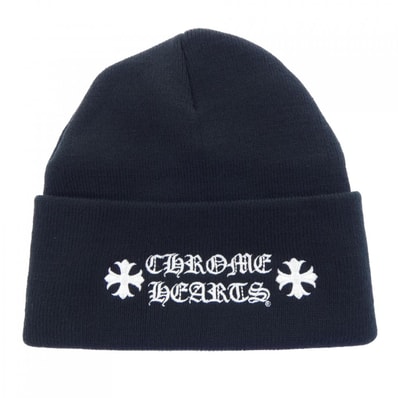 Chrome Hearts Wool Watch Cap Logo Embroidery Beanie "Black"