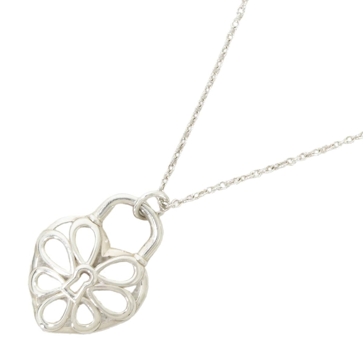 【渋谷並木橋店】TIFFANY&Co. ティファニー ネックレス フィリグリー ハート ロック シルバー シルバー925 (SV925 Ag925) 新品同様【中古】