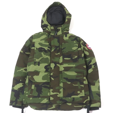 美品 カナダグース
ダウンジャケット MAITLAND PARKA グリーン メンズ S 4550M