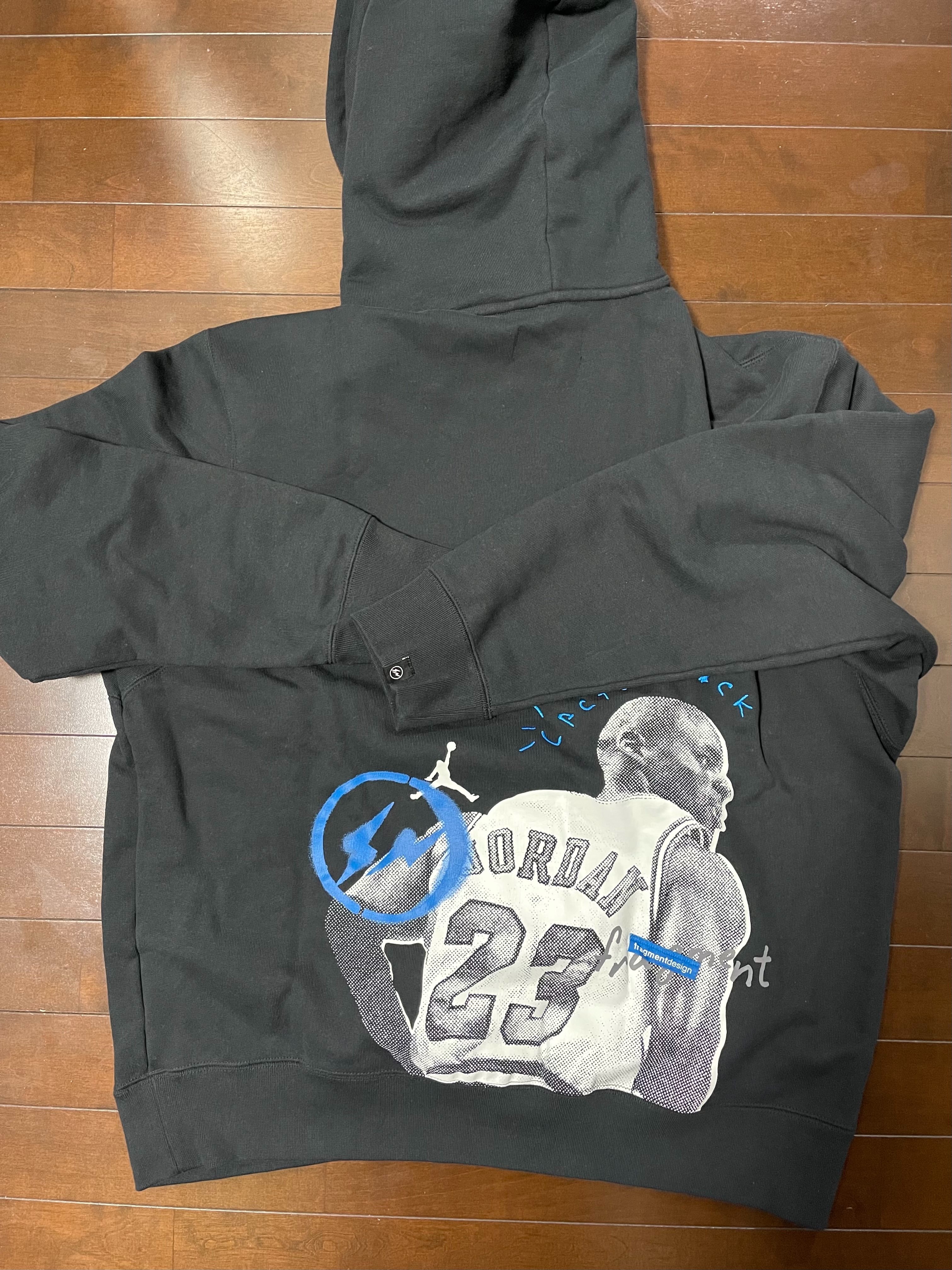 Air Jordan Travis Scott Fragment Hoodie "Black"