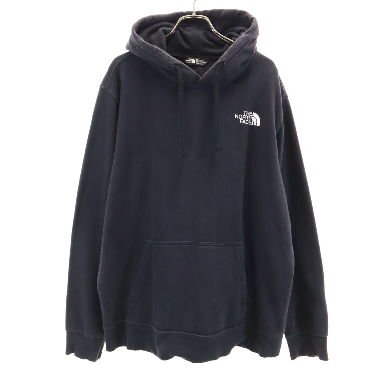 THE NORTH FACE ノースフェイス バックロゴ 長袖 スウェットパーカー L ブラック A3FRE アウトドア