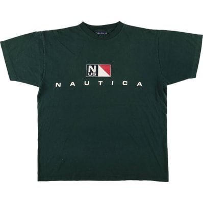 古着 90年代 ノーティカ NAUTICA 半袖 プリントTシャツ USA製 メンズM相当 ヴィンテージ/eaa579599