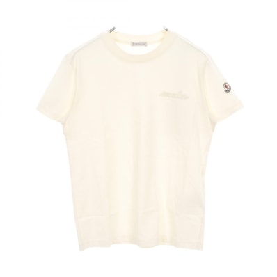 モンクレール MONCLER カットソー 衣料品 トップス コットン レディース アイボリー系 【中古】