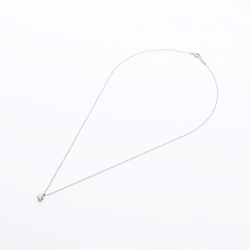 【最終値下げ】 ティファニー TIFFANY&Co. Pt950 × ダイアモンド ネックレス【中古】
