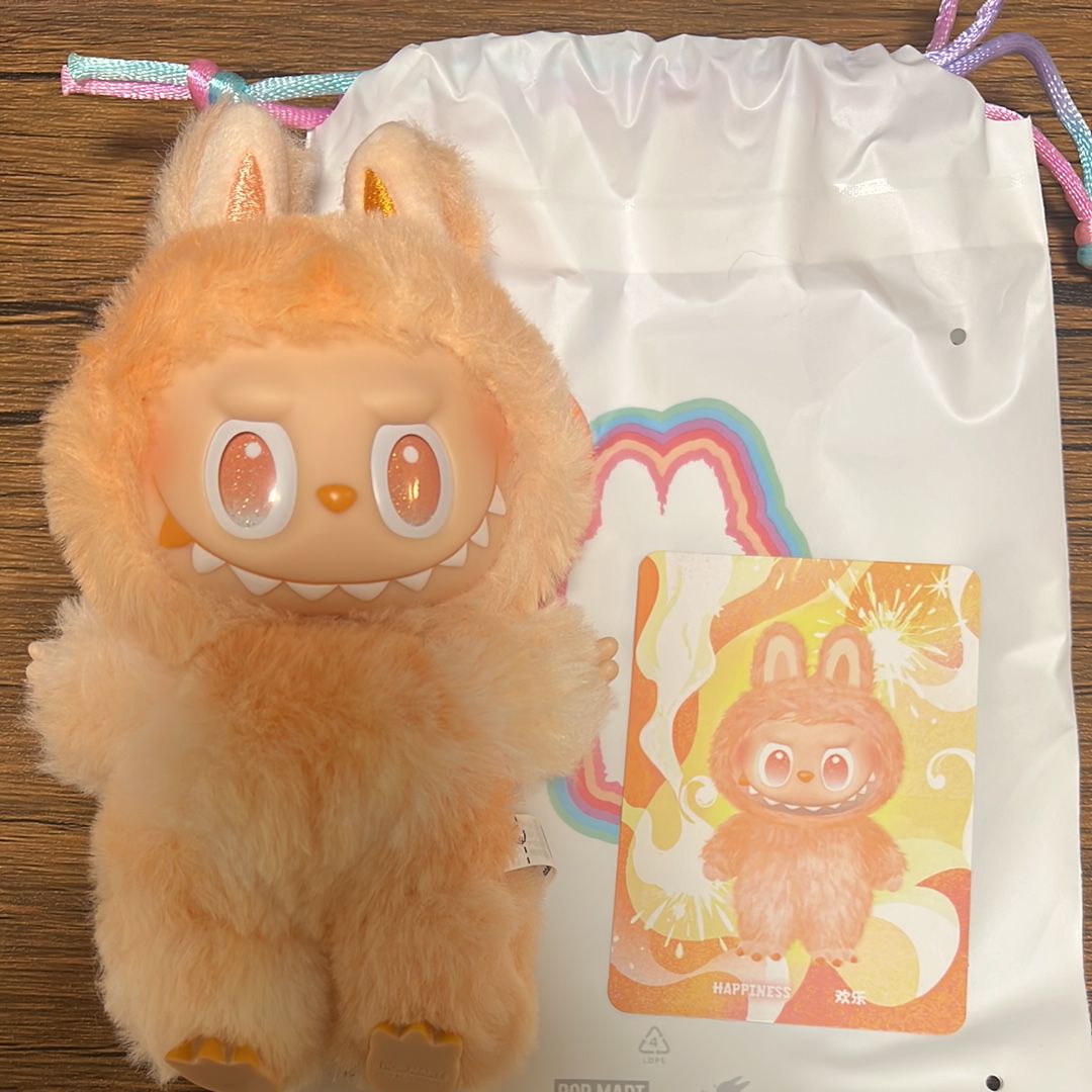 POP MART THE MONSTERS (LABUBU) Big into Energy Series Plush Pendant HAPPINESS