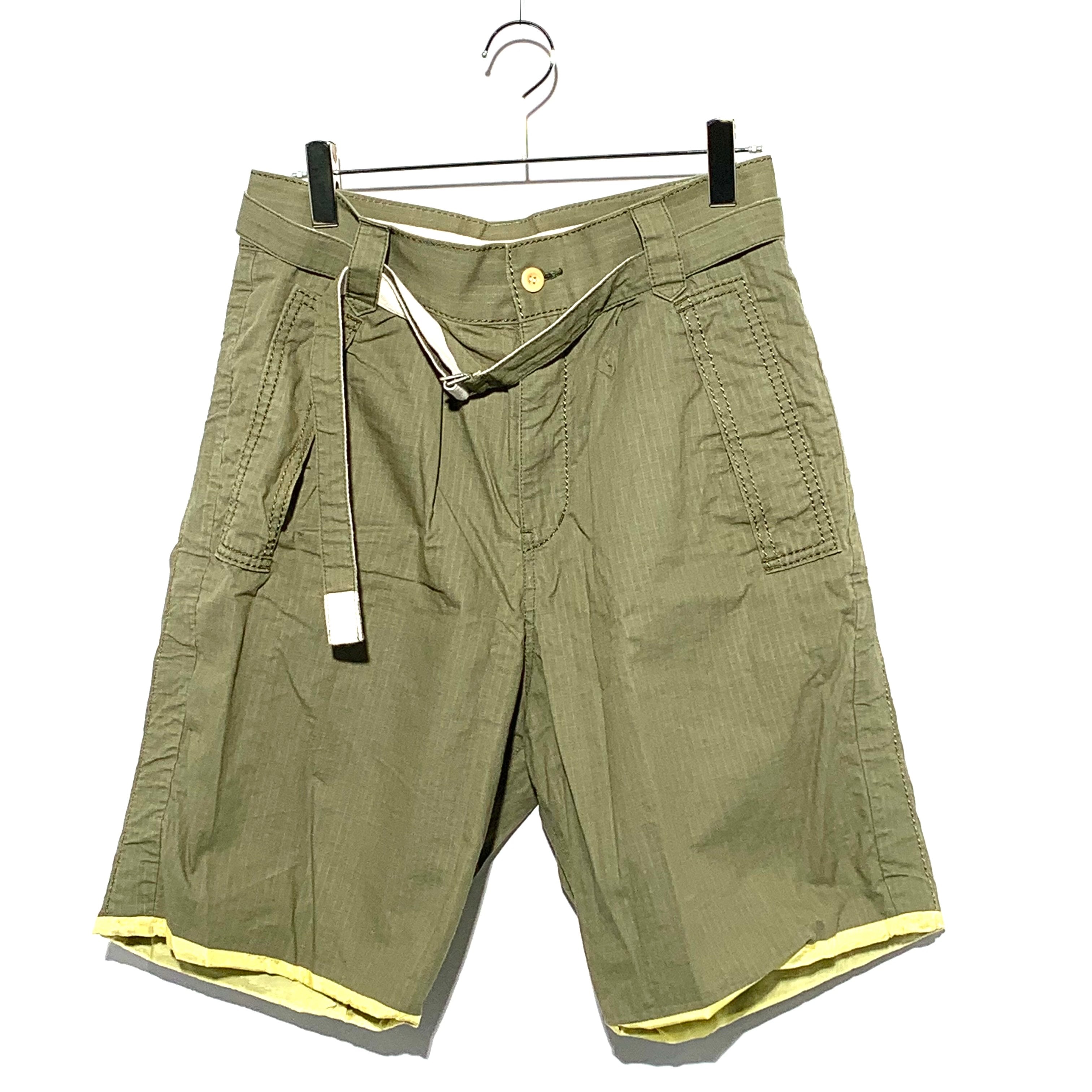 Sacai 18SS Hemp blend shorts