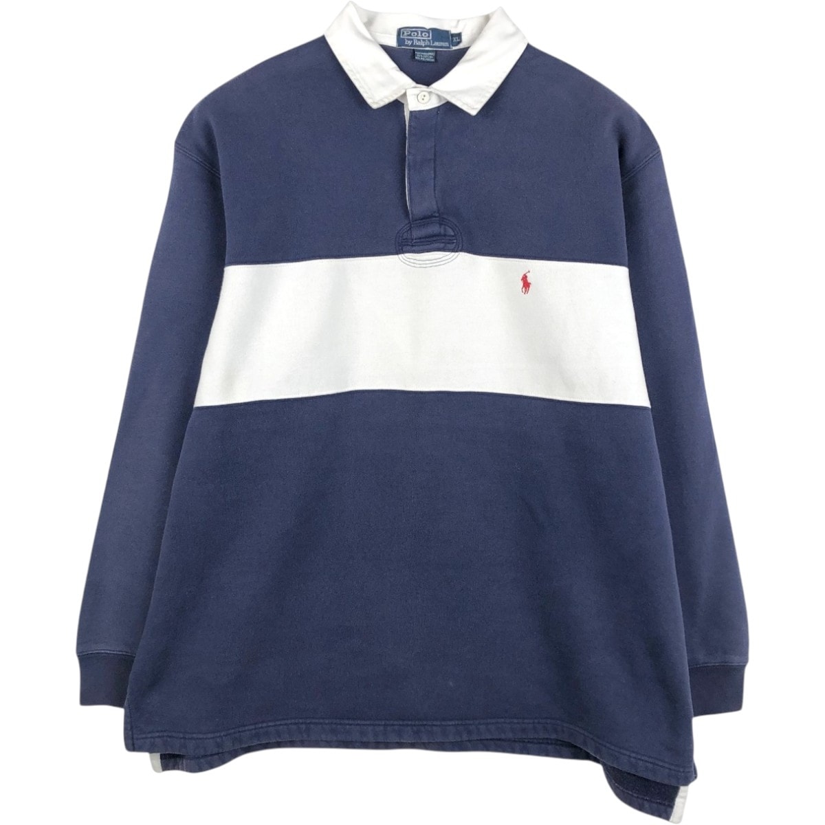 古着 ラルフローレン Ralph Lauren POLO by Ralph Lauren 長袖 ラガーシャツ メンズXL相当/eaa668863