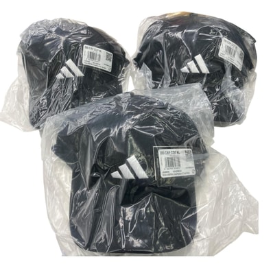 186000 新品未使用 adidas アディダス キャップ ブラック ユニセックス 3点まとめ売り