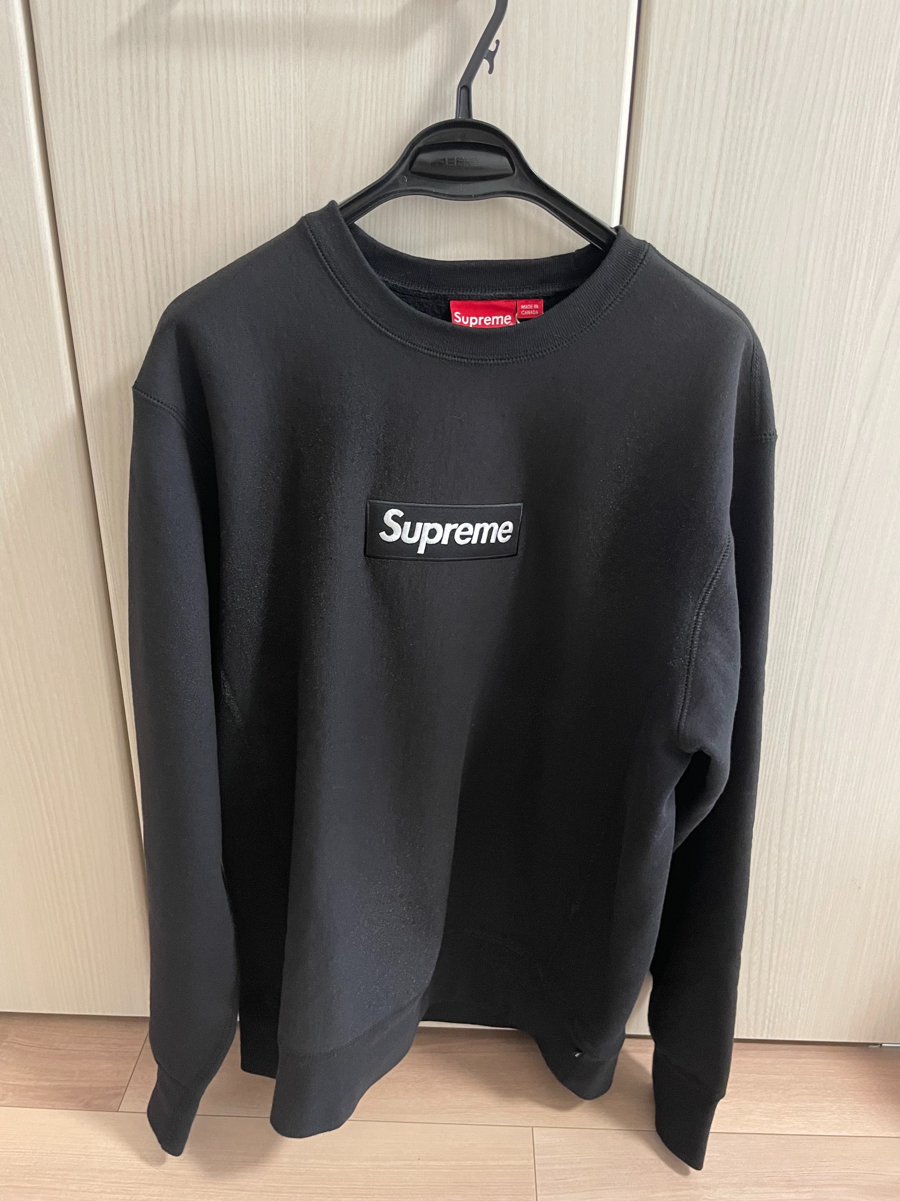 Supreme Box Logo Crewneck Sweatshirt "Black" (18FW)