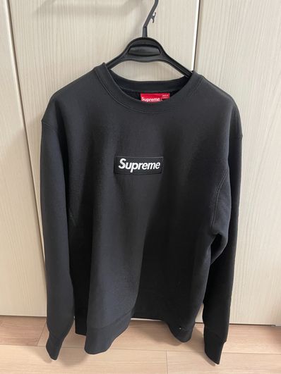Supreme Box Logo Crewneck Sweatshirt "Black" (18FW)