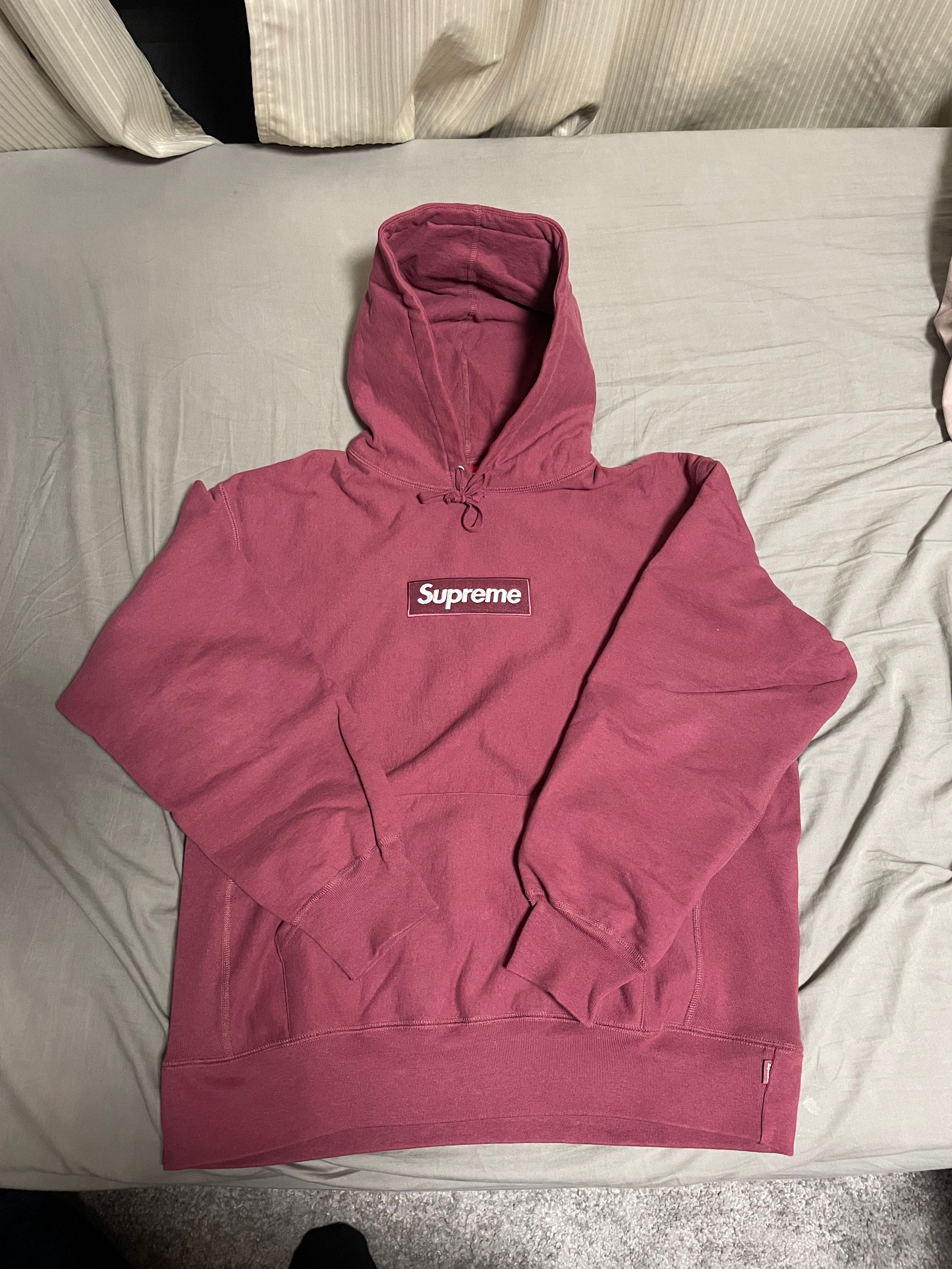 Supreme Box Logo Hooded Sweatshirt "Plum" (21FW)