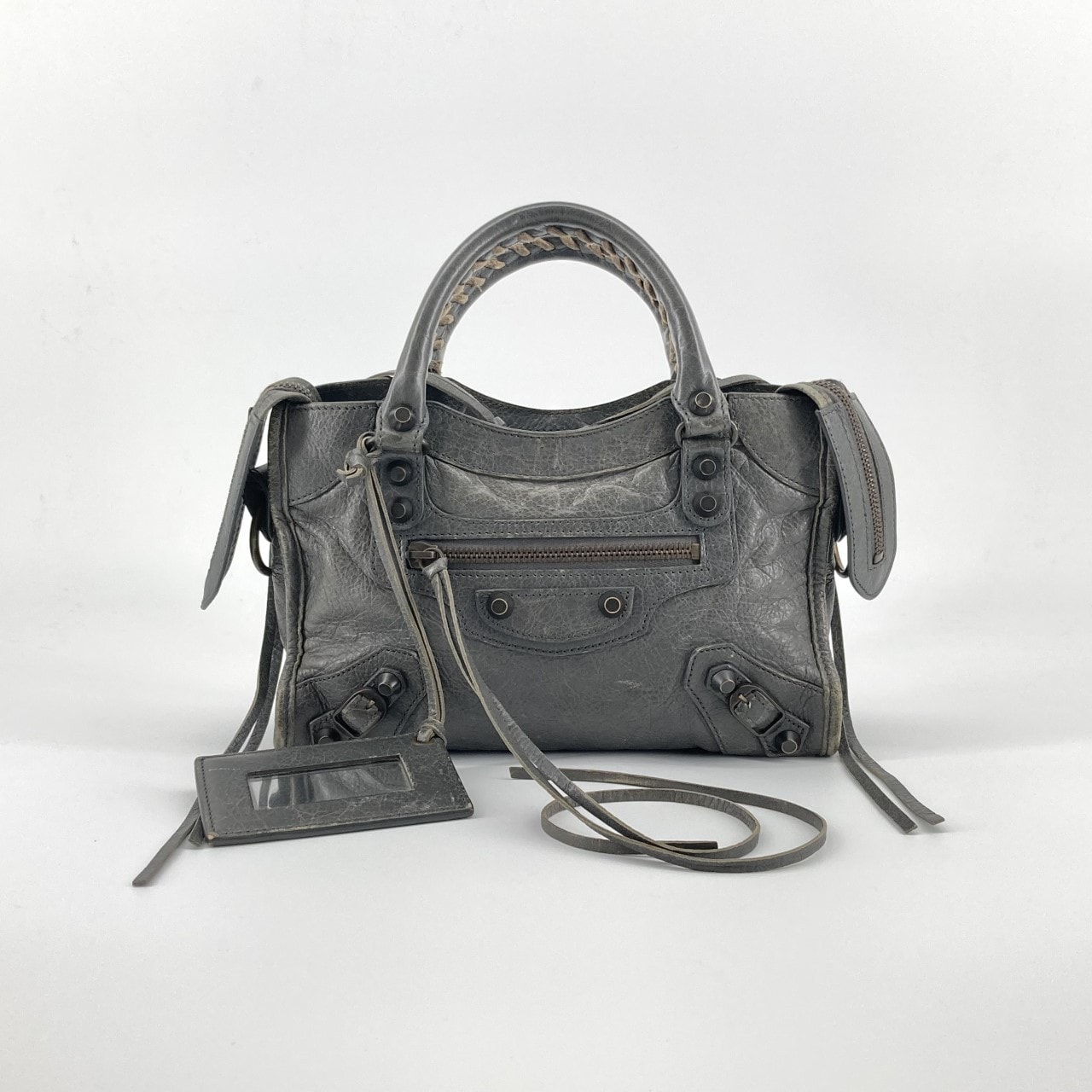 BALENCIAGA(バレンシアガ) ミニシティ 2way 300295 ショルダーバッグ ダークグレー