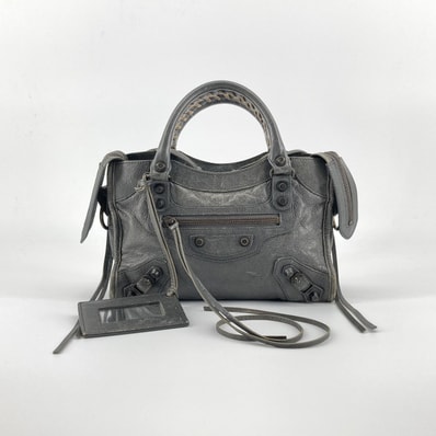BALENCIAGA(バレンシアガ) ミニシティ 2way 300295 ショルダーバッグ ダークグレー