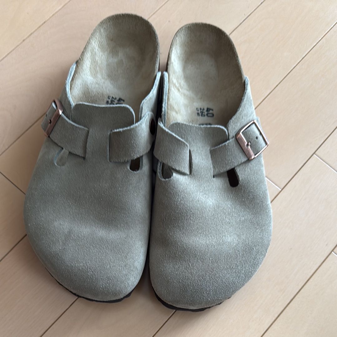 BIRKENSTOCK Boston "Taupe" (Original Footbed)
