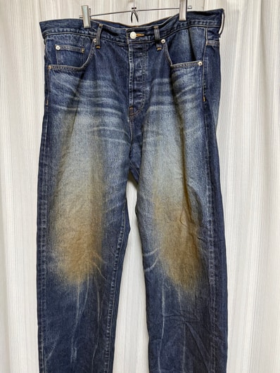 Supreme Distressed Loose Fit Selvedge Jean "Washed Indigo" (26FW)