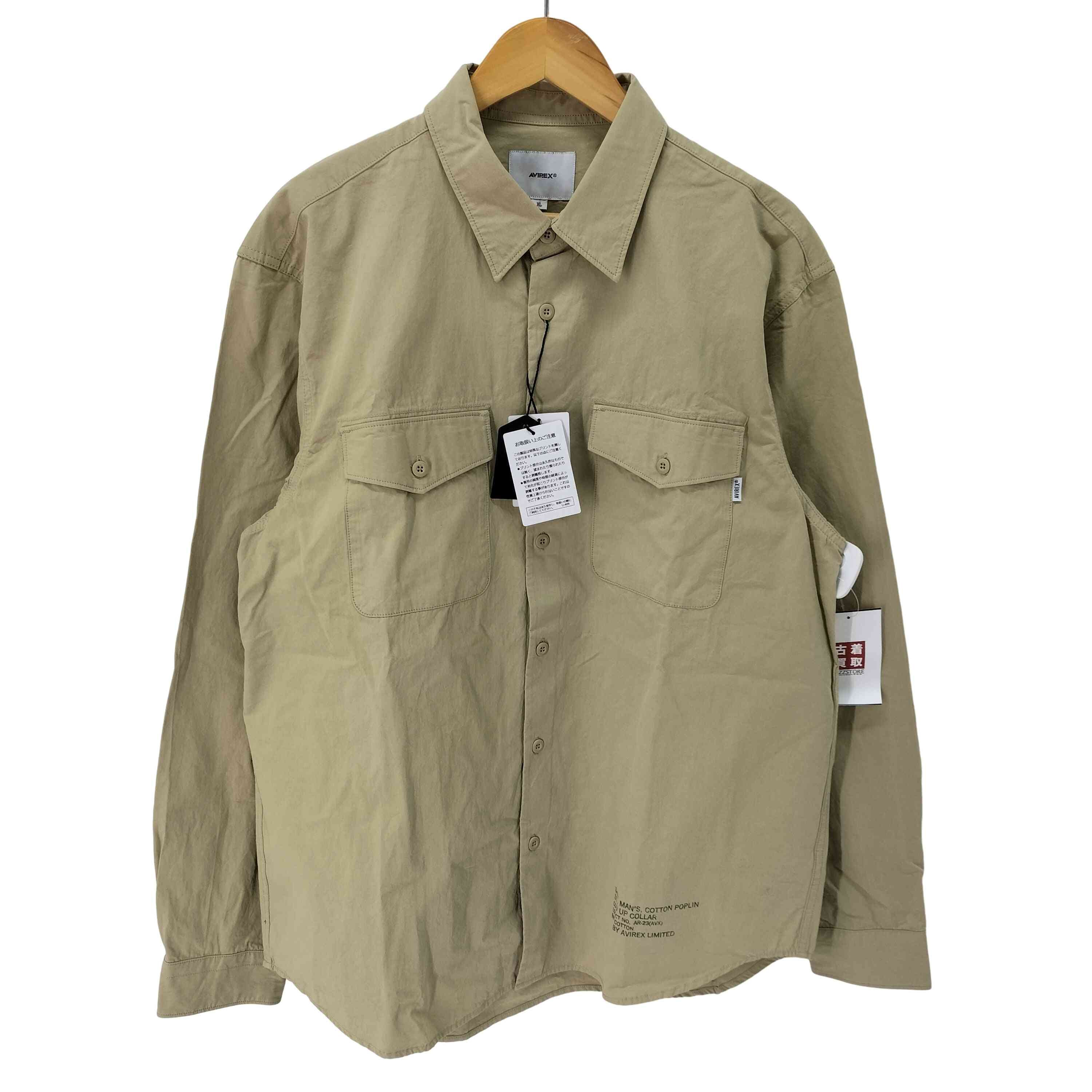 BASIC ARMY POPLIN L/S SHIRT ベーシック アーミー ポプリン 長袖 シャツ【1141340870294】