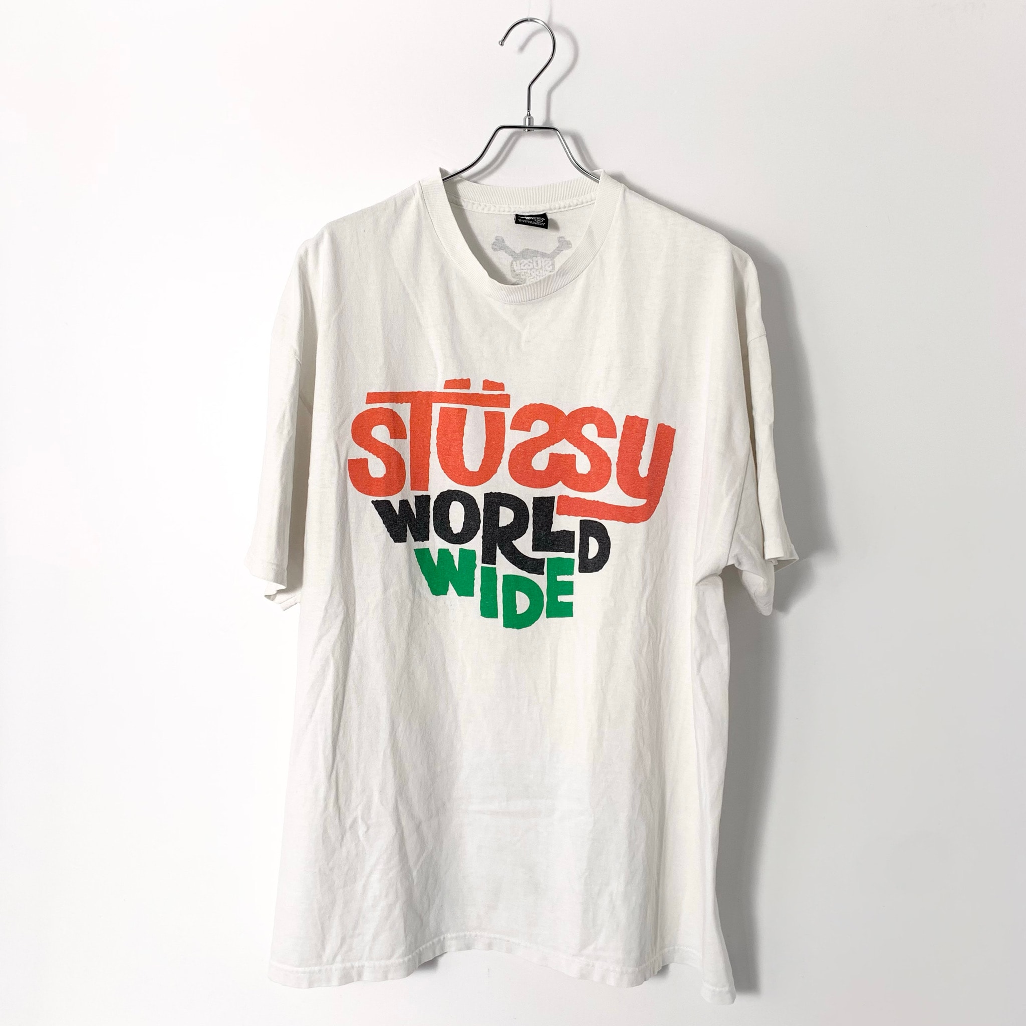 Stussy Old World Wide Tee "White"