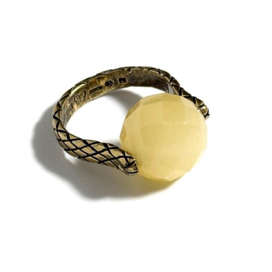 【21号】ボッテガヴェネタ メンズ 指輪 リング シルバー925