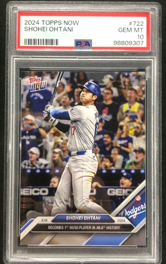 大谷翔平 [722](2024 MLB トップスナウカード「50/50 Club 9/19/24」)