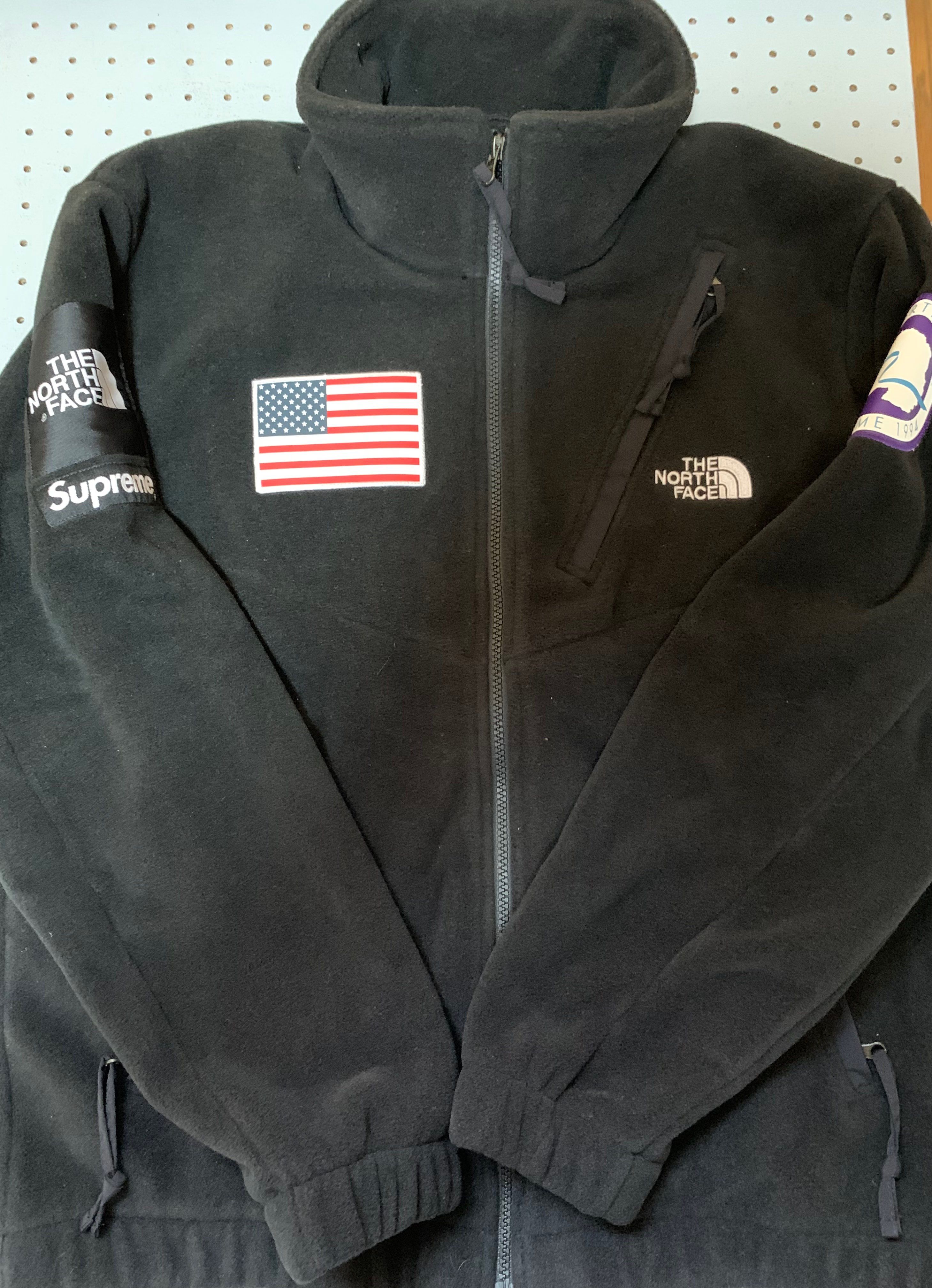 Supreme x The North Face Polartec Fleece Jacket "Black"