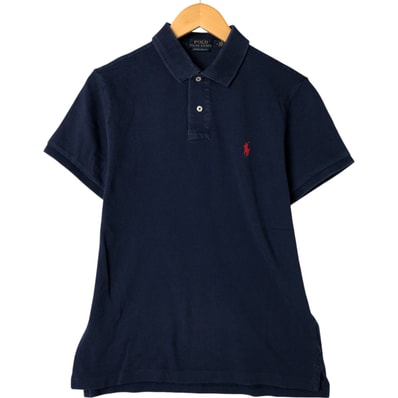 古着 ラルフローレン Ralph Lauren POLO RALPH LAUREN CUSTOM SLIM FIT 半袖 ポロシャツ メンズM相当/eaa551510