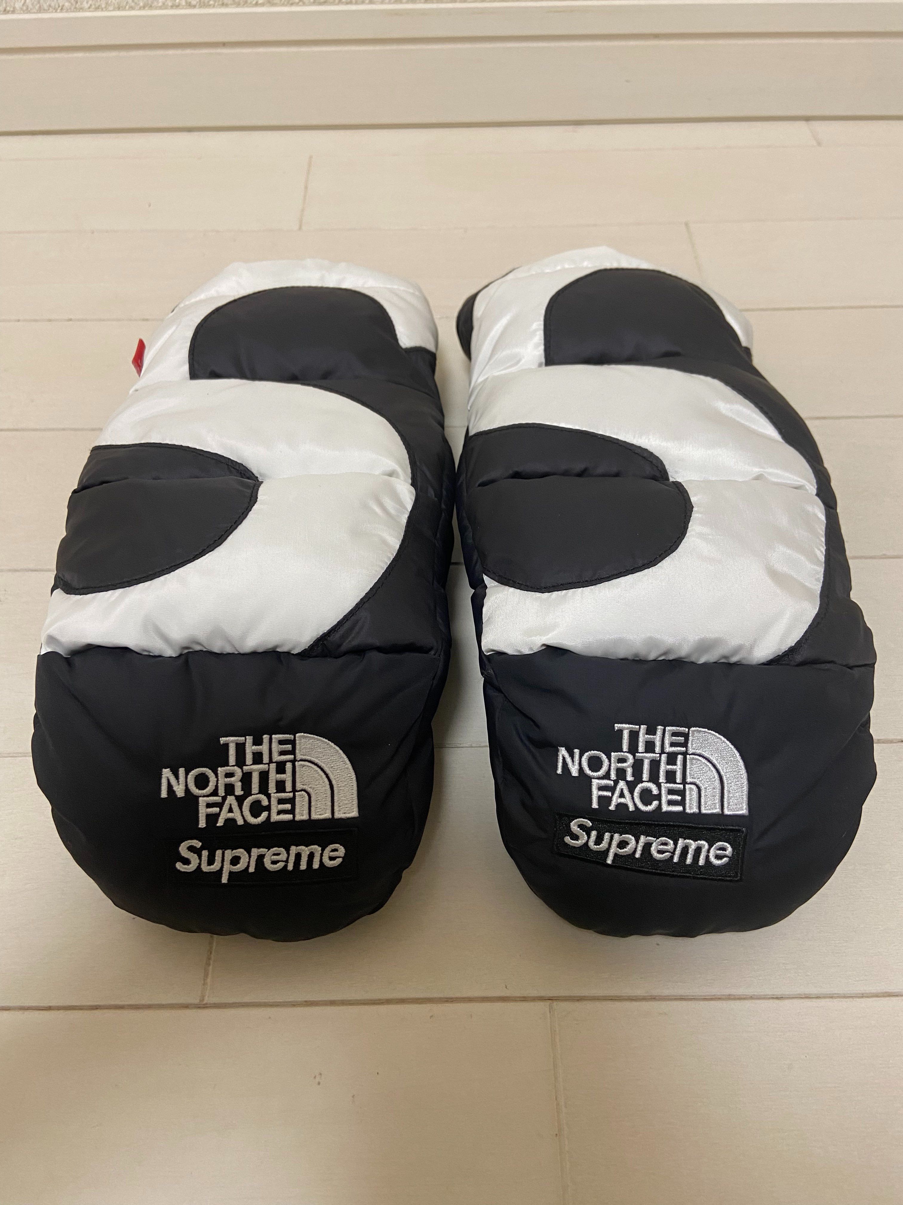 Supreme x The North Face S Logo Nuptse Mitts "Black"
