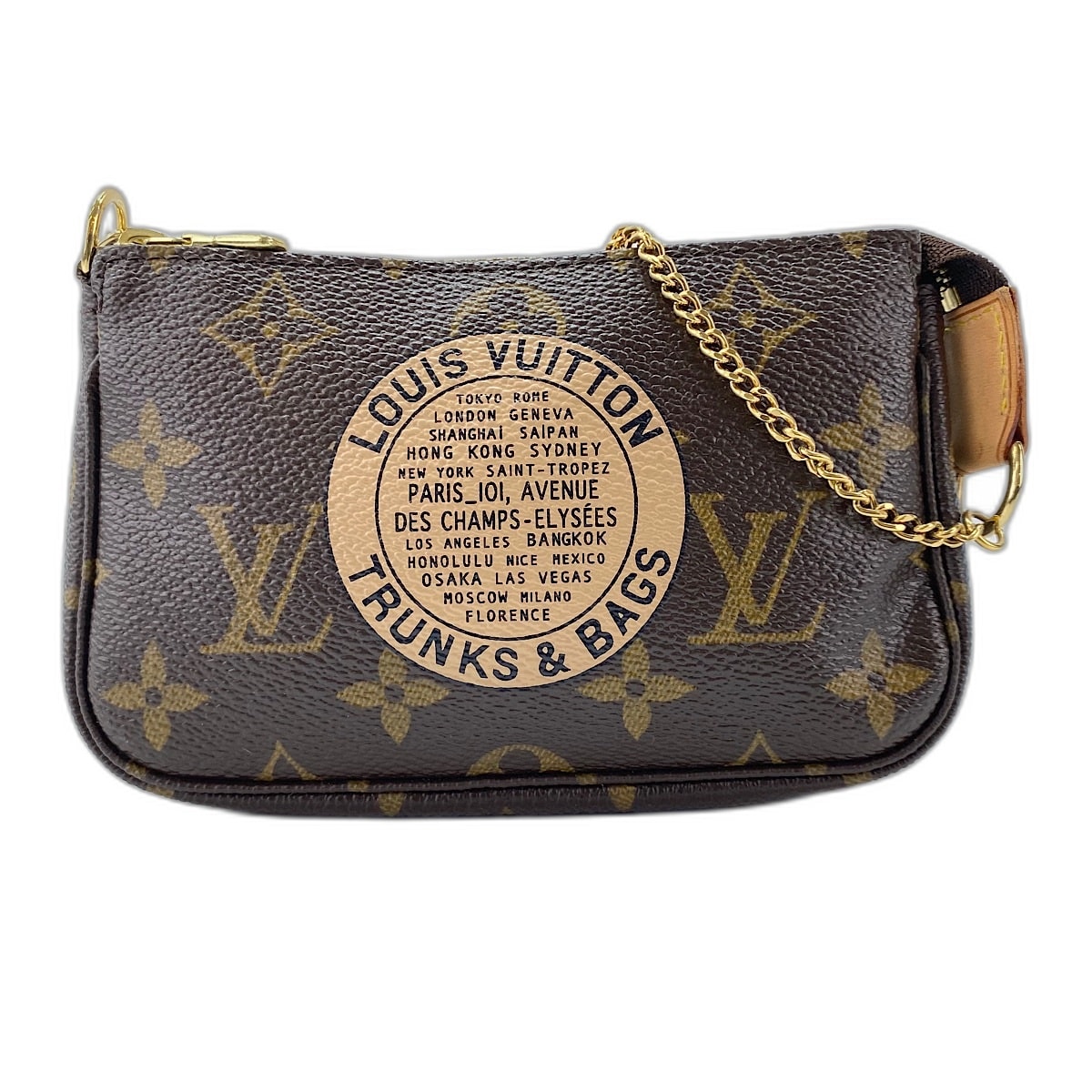 ヴィトン LV ミニ・ポシェット・アクセソワール ハンドバッグ【中古】