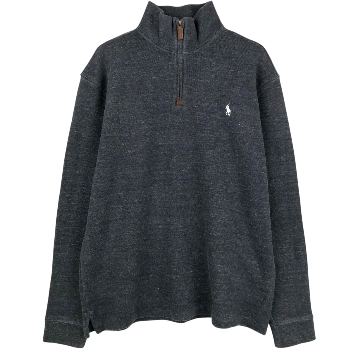 古着 ラルフローレン Ralph Lauren POLO RALPH LAUREN ハーフジップスウェットシャツ トレーナー メンズL相当/eaa676283