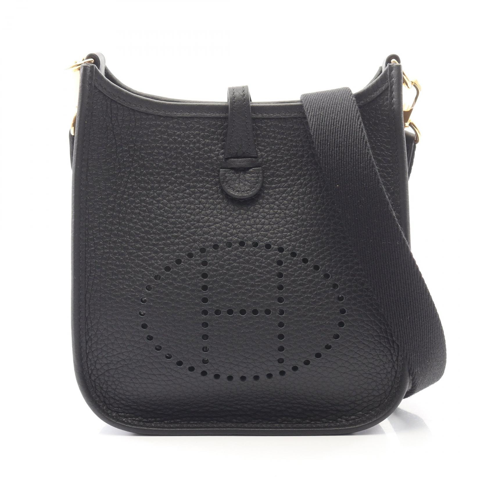 エルメス HERMES エヴリンTPM アマゾン ショルダーバッグ バッグ レザー トリヨンクレマンス トリヨンクレマンス レディース ブラック系 【中古】