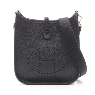 エルメス HERMES エヴリンTPM アマゾン ショルダーバッグ バッグ レザー トリヨンクレマンス トリヨンクレマンス レディース ブラック系 【中古】