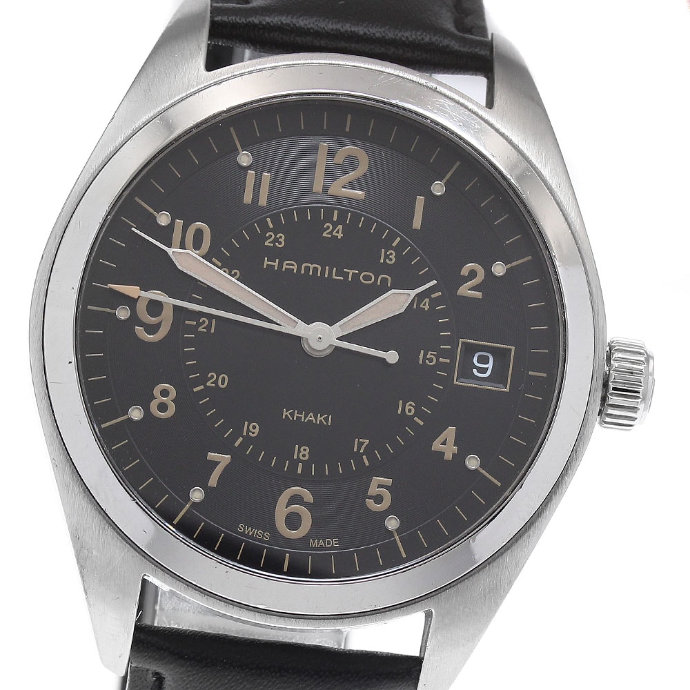 ハミルトン カーキ フィールド デイト H685510 メンズ 【中古】