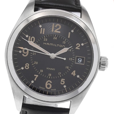ハミルトン カーキ フィールド デイト H685510 メンズ 【中古】
