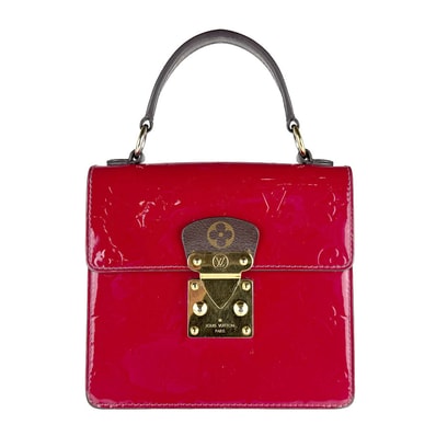 ルイ ヴィトン LOUIS VUITTON ショルダーバッグ モノグラム ヴェルニ スプリング ストリートPM モノグラムヴェルニ スカーレット レディース M90505【中古】 z7969