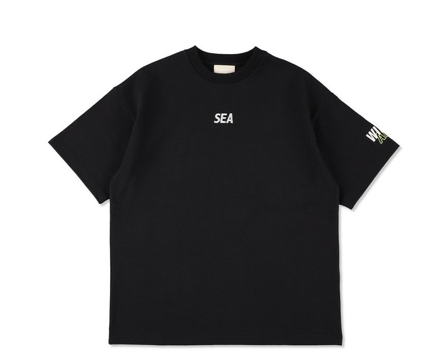 ウィンダンシー ワッフル S/S Tシャツ "ブラック"