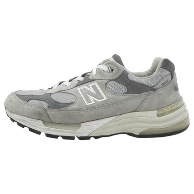 NEW BALANCE ニューバランス スニーカー M992GR 992 Gray グレー スエード スニーカー グレー系 27.5cm【中古】