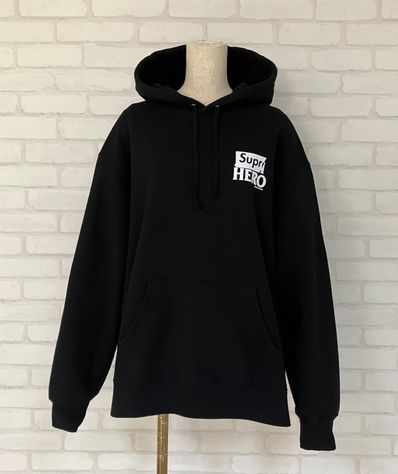 Supreme / ANTIHERO Hooded Sweatshirt "Black"