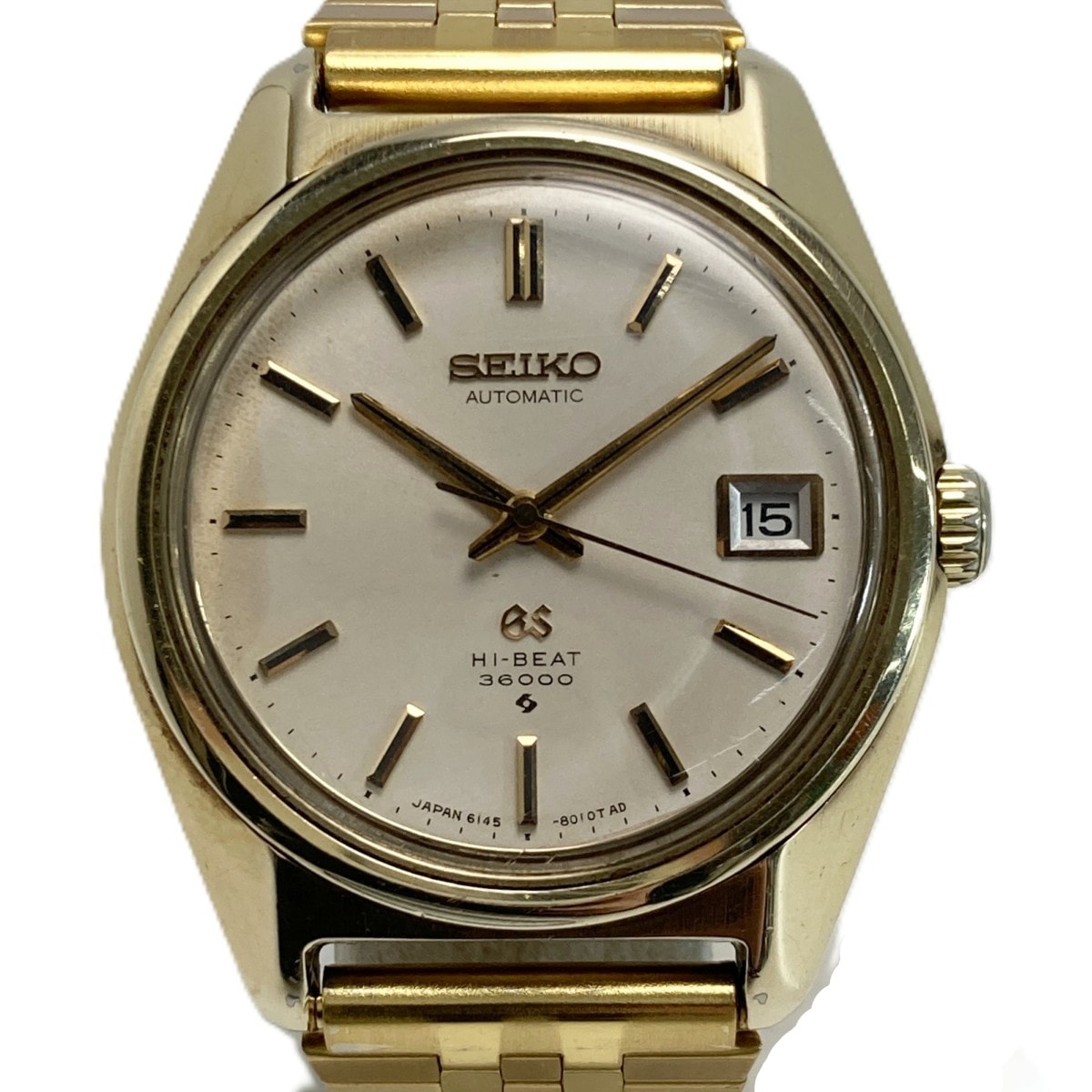 SEIKO セイコー グランドセイコー ハイビート 36000 デイト 6145-8000 自動巻き メンズ 腕時計 HI-BEAT