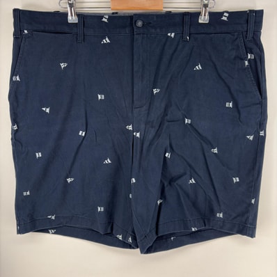 古着 トミーヒルフィガー TOMMY HILFIGER パンツ チノパン 旗柄 ショーツ ハーフパンツ ジッパーフライ w44 ネイビー系 メンズ