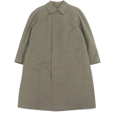 美品 バーバリー ステンカラーコート カーキ メンズ 92-170